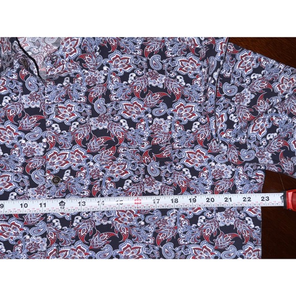 Floral Summer Lightweight Short Sleeve Mens Large Age of Wisdom Beach Y2K Retro - Picture 5 of 8